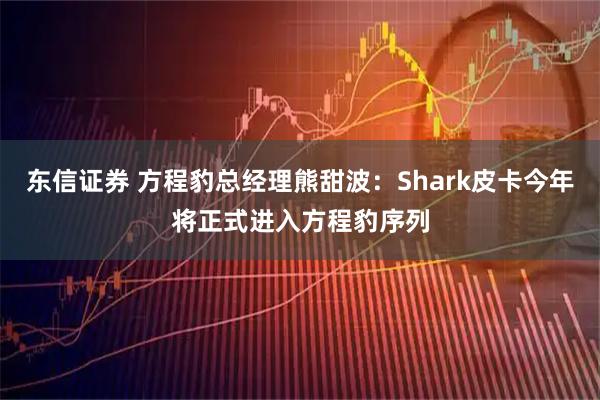 东信证券 方程豹总经理熊甜波：Shark皮卡今年将正式进入方程豹序列